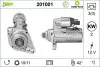 Стартер (12В, 2кВт, новий) AUDI A3, TT  SEAT ALTEA, ALTEA XL, CORDOBA, IBIZA III, IBIZA IV, IBIZA IV SC, LEON, TOLEDO III  SKODA FABIA I, FABIA I PRAKTIK, FABIA II, OCTAVIA II 1.4-2.0D 10.99- 201001