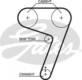 5279XS (8597-15279) Ремінь ГРМ GATES підбір по vin на Brocar
