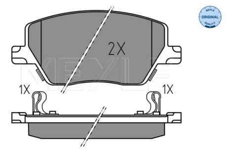 0252239719 KLOCKI HAM. FIAT P. TIPO 1,3-1,6 D 15- MEYLE подбор по vin на Brocar