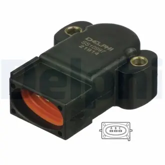 SS1099712B1 Датчик полож. дросел.заслін. DELPHI підбір по vin на Brocar