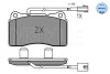 0252375716 KLOCKI HAM. ALFA P. GIULIETTA 1,4-1,8 TBI/1,6-2,0 JTDM 10-12 MEYLE підбір по vin на Brocar