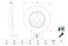 Гальмівний диск передн Smart Fortwo -07,City-Coupe -04,Roadster -5 0 986 479 E74