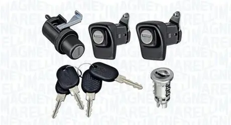 350105028300 ZAMEK DRZWI FIAT PANDA 10.80-07.04 ZESTAW MAGNETI MARELLI підбір по vin на Brocar