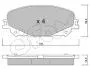 82211760 KLOCKI HAMULC. RENAULT SCENIC 17- PRZÓD CIFAM підбір по vin на Brocar