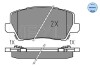 0252290417 Колодки тормозные дисковые /комплект 4 шт/ MEYLE підбір по vin на Brocar