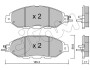 82210450 KLOCKI HAMULC. NISSAN PATHFINDER 13- CIFAM підбір по vin на Brocar