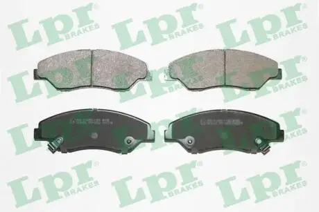 05P1053 Комплект тормозных колодок, дисковый тормоз LPR 05P1053 LPR подбор по vin на Brocar