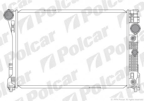 5070083 Радиаторы охлаждения POLCAR підбір по vin на Brocar