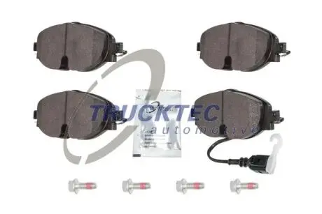 0735257 Колодки тормозные (передние) Seat Leon/VW Golf VII 1.2TSI-2.0TDI 12- (с датчиком) TRUCKTEC подбор по vin на Brocar