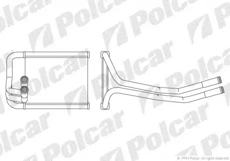 4165N81X Обігрівач салону SOUL, 09-14 POLCAR підбір по vin на Brocar