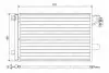 Радіатор кондиціонера VW T5 2.0TDI/TSI 09-15 (452x707x16) 814461