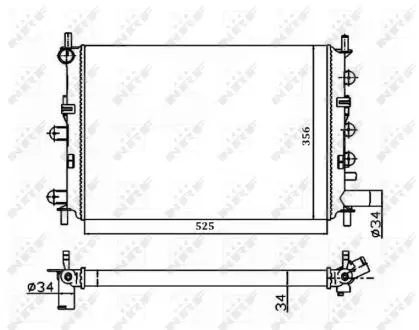 514436A Теплообмінник NRF підбір по vin на Brocar