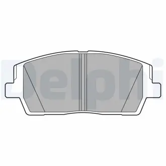 LP3552 Гальмівні колодки, дискові DELPHI підбір по vin на Brocar