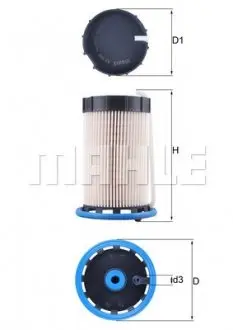 KX592 Фільтр паливний MAHLE / KNECHT підбір по vin на Brocar