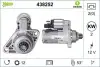 Стартер (12В, 2кВт, новий) AUDI A1, A3, Q2  SEAT ALTEA, ALTEA XL, ATECA, LEON, LEON SC, LEON ST  SKODA FABIA II, KAROQ, OCTAVIA II, OCTAVIA III, ROOMSTER, ROOMSTER PRAKTIK  VW BEETLE 1.4-2.0D 02.09- 438252