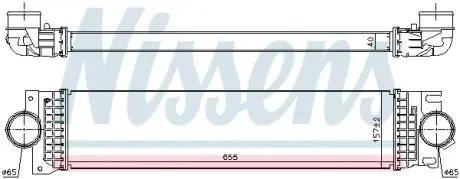 961235 Інтеркулер NISSENS підбір по vin на Brocar