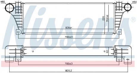 96857 Радиатор NISSENS підбір по vin на Brocar