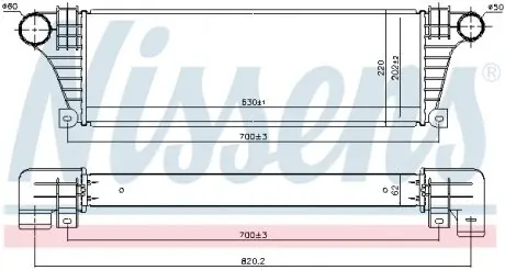 96857 Радиатор NISSENS подбор по vin на Brocar