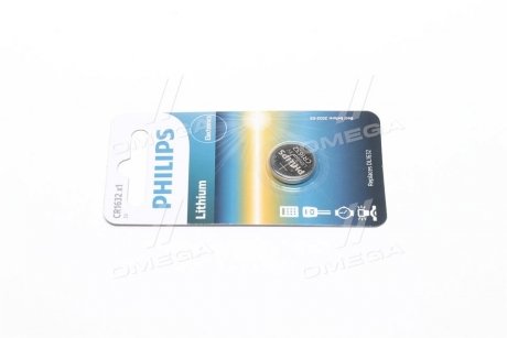 CR163200B Батарейка CR1632 - 3.0V coin 1-blister (16.0x 3.2) - Lithium (вир-во Philips) PHILIPS підбір по vin на Brocar