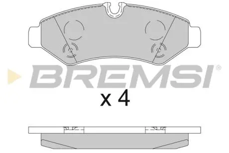 BP3848 Гальмівні колодки зад. MB Sprinter (W907) 18- (Brembo) BREMSI підбір по vin на Brocar