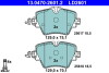 Колодки гальмівні дискові керамічні, к-кт 13.0470-2601.2