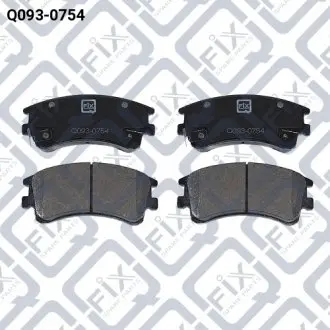 Q0930754 КОЛОДКИ ГАЛЬМІВ ПЕРЕДН MAZDA 6 KOMBI 2.0I 2.3I 02 Q-FIX підбір по vin на Brocar