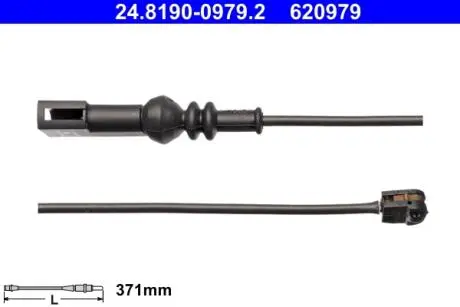 24819009792 Датчик зносу гальмівних колодокFORD TRANSIT 13- ATE підбір по vin на Brocar