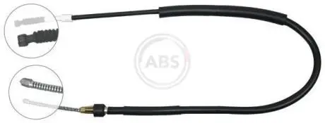 K12978 Трос ручного гальма A.B.S. підбір по vin на Brocar