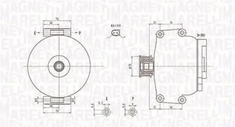 063731846010 Генератор MAGNETI MARELLI подбор по vin на Brocar