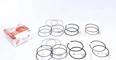 PRDAE493548025SET Кільця поршневі Daewoo Lanos 1.5 8V 90- (+0,25/76,75mm) (1.5x1.5x3.0) (к-кт 4 циліндра) PARADOWSCY AMP підбір по vin на Brocar