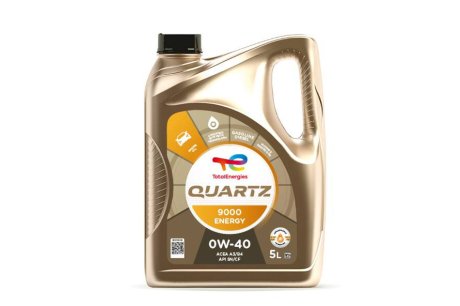 213989 Масло Quartz Energy 9000 0W-40 (5Л) TOTAL подбор по vin на Brocar