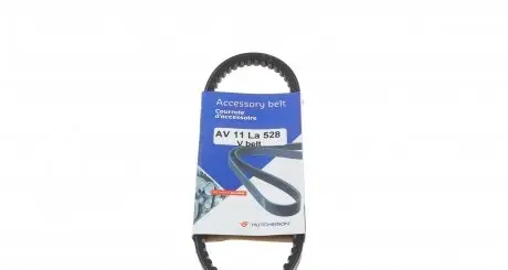 AV11LA528 Ремінь генератора Audi A4/A6/VW Passat 1.8T (11x528) HUTCHINSON підбір по vin на Brocar