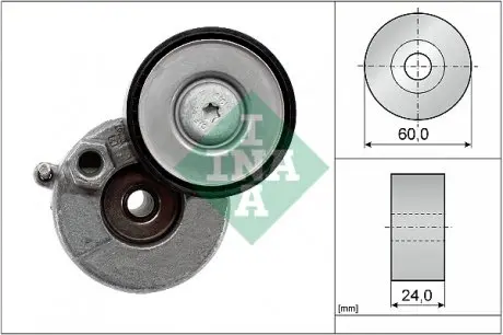 534072810 Натяжник ременя генератора VW Crafter/T6 2.0 TDI 16- INA підбір по vin на Brocar