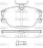 P089300 Колодки тормозные дисковые передние WOKING підбір по vin на Brocar