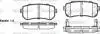 P1309302 Колодки тормозные дисковые задние WOKING підбір по vin на Brocar