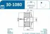 301080 Шків генератора Fiat Ducato 2.3/3.0JTD 06- IJS GROUP підбір по vin на Brocar