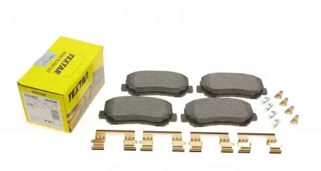 2556403 Колодки тормозные (передние) Jeep Cherokee 2.0-2.2 CRD/3.2 13- (Akebono) Q+ TEXTAR подбор по vin на Brocar