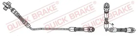 59942X Шланг гальмівний QUICK BRAKE підбір по vin на Brocar