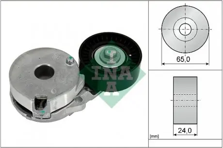 534073310 Натяжник ременя генератора Renault Clio IV/Megane IV 1.6 TCe/RS 13- INA підбір по vin на Brocar