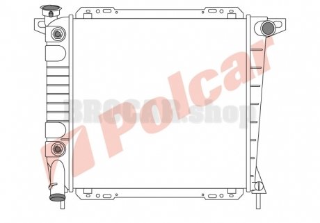 3269081 Радиаторы охлаждения POLCAR подбор по vin на Brocar