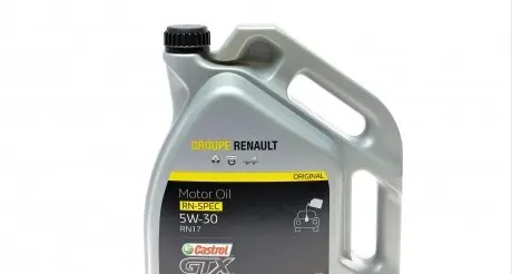 7711658105 Масло 5W30 Castrol GTX RN 17 (5L) RENAULT підбір по vin на Brocar