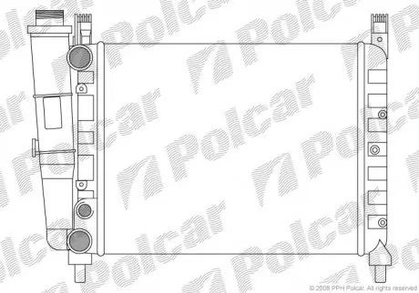 3016085 Радиаторы охлаждения POLCAR підбір по vin на Brocar
