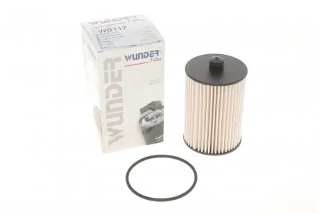 WB117 Фильтр топливный VW LT 2.8 TDI (116kw) WUNDER FILTER підбір по vin на Brocar