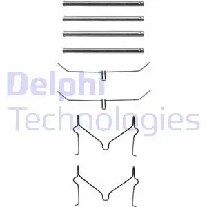 LX0182 Комплектующие, колодки дискового тормоза DELPHI подбор по vin на Brocar