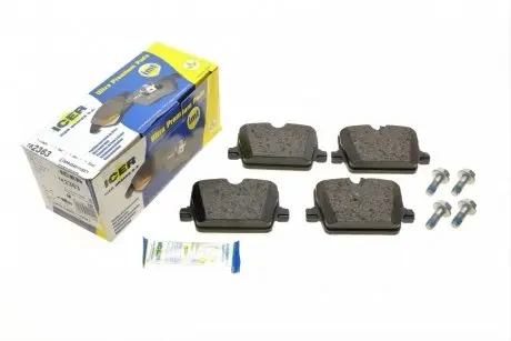 182363 Колодки гальмівні (задні) BMW 3 (G20/G21/G80/G81)/Z4 (G29) 18-/4 (G22/G82)/i4 20-/Toyota Supra 19- ICER підбір по vin на Brocar