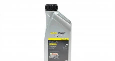 7711658110 Масло 5W40 Castrol GTX RN (1L) (RN 0710) RENAULT підбір по vin на Brocar