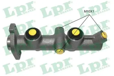 1124 Циліндр гл. зчеплення 1.3-1.6 LPR підбір по vin на Brocar