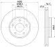 8DD355132021 Tarcza ham. malow. HC prz. FO HELLA підбір по vin на Brocar