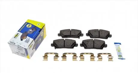 182375 Колодки гальмівні (передні) Hyundai Kona 19-/Kia Picanto 17- ICER підбір по vin на Brocar
