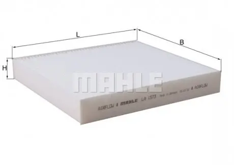 LA1573 Фильтр салона MAHLE / KNECHT підбір по vin на Brocar